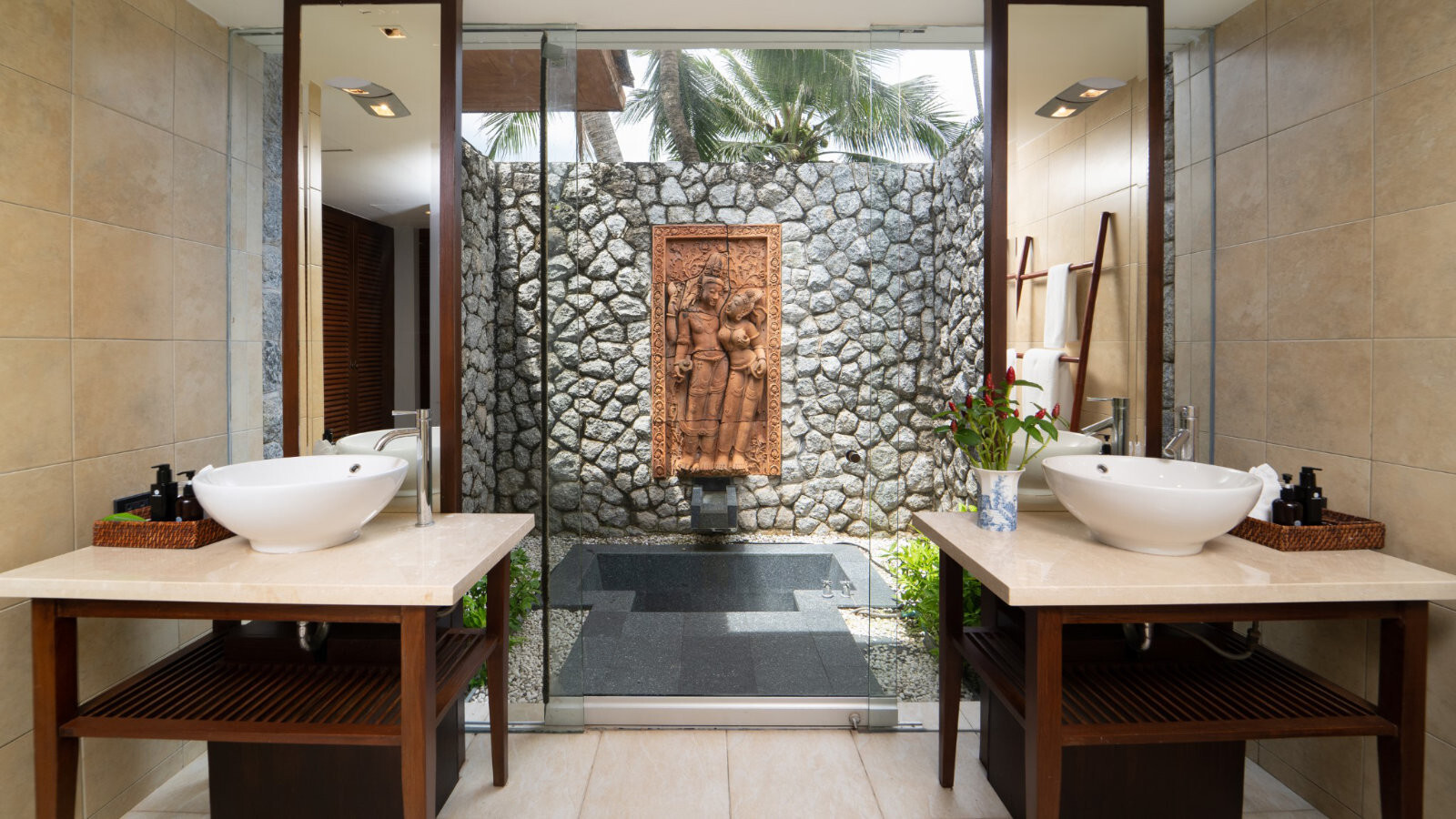 Master suite interior, six-bedroom estate, Natai Beach