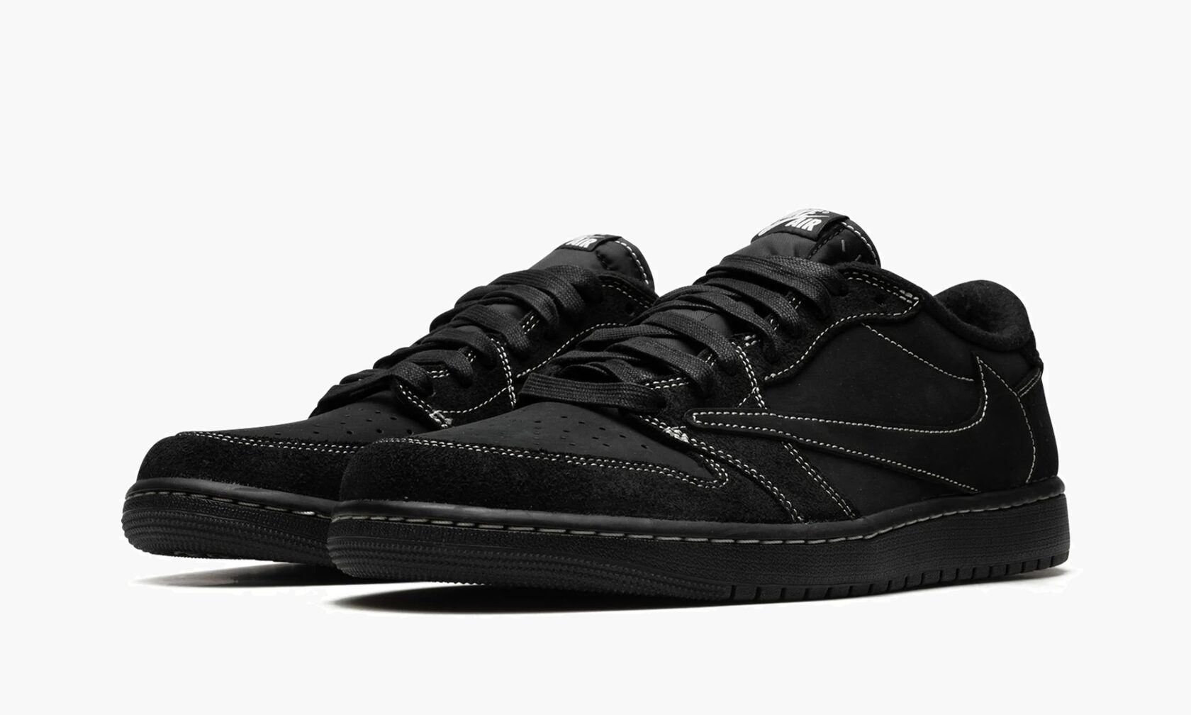 TravisScott×NikeJordan1 BlackPhantom18.5 Купить AIR JORDAN 1 RETRO LOW TRAVIS SCOTT BLACK PHANTOM - 100