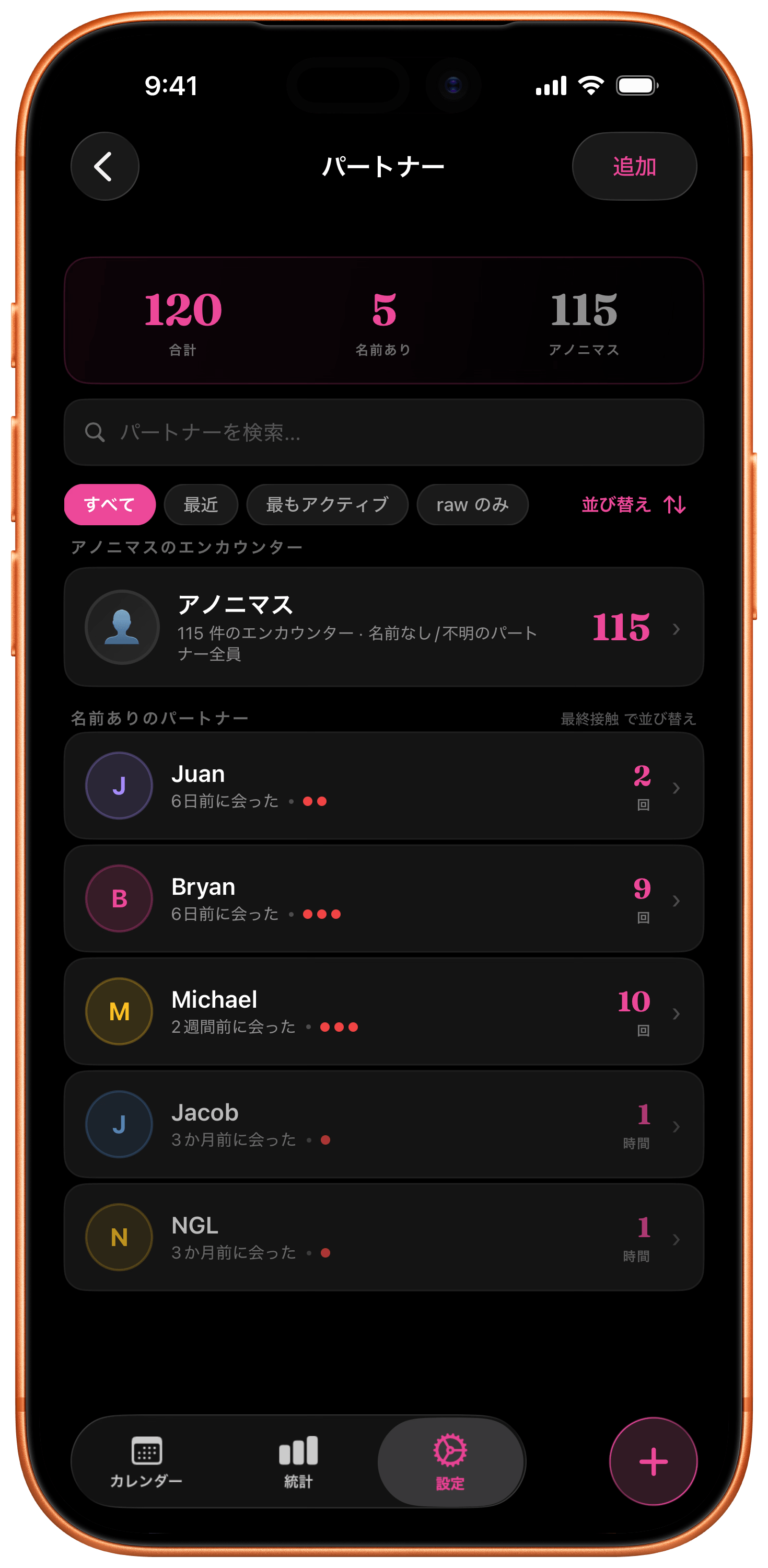 パートナーリスト