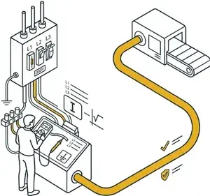 Ilustrație 2D – verificarea rețelei sub sarcină și darea în exploatare