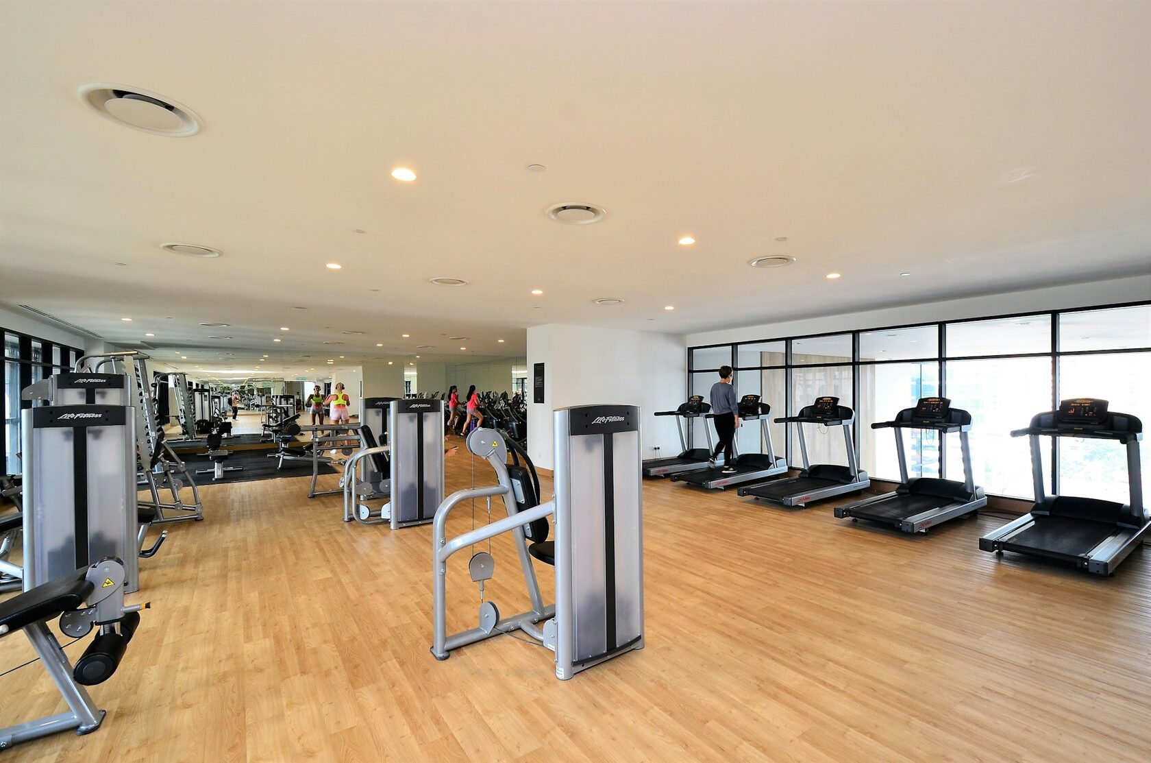 Fitness center at The Pointe