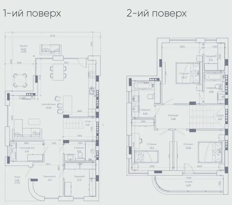 ONE CLUB VILLAGE — планировка дуплекса 6