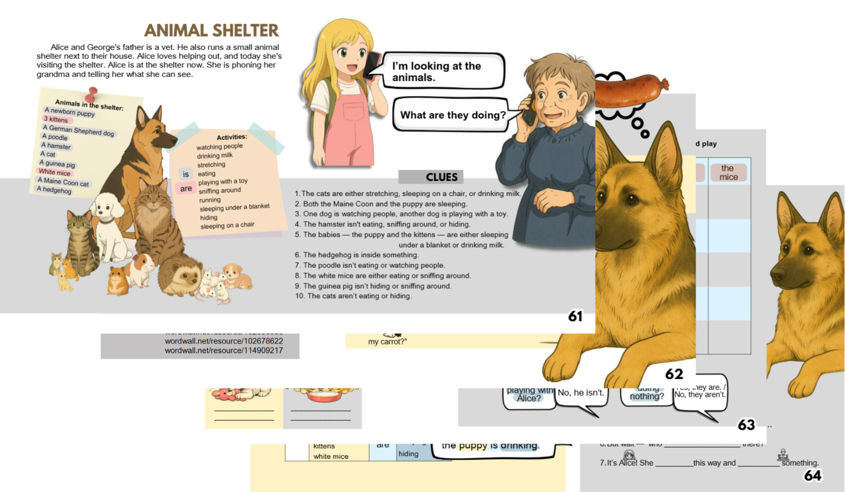 Presentation pages