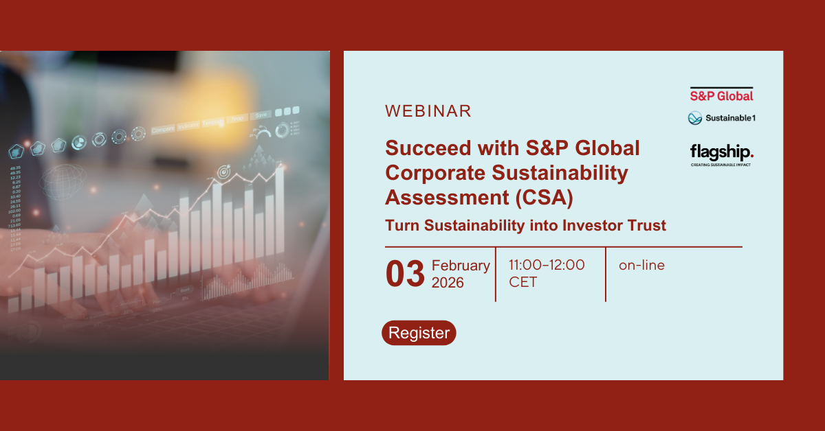 Succeed with S&P Global Corporate Sustainability Assessment (CSA)