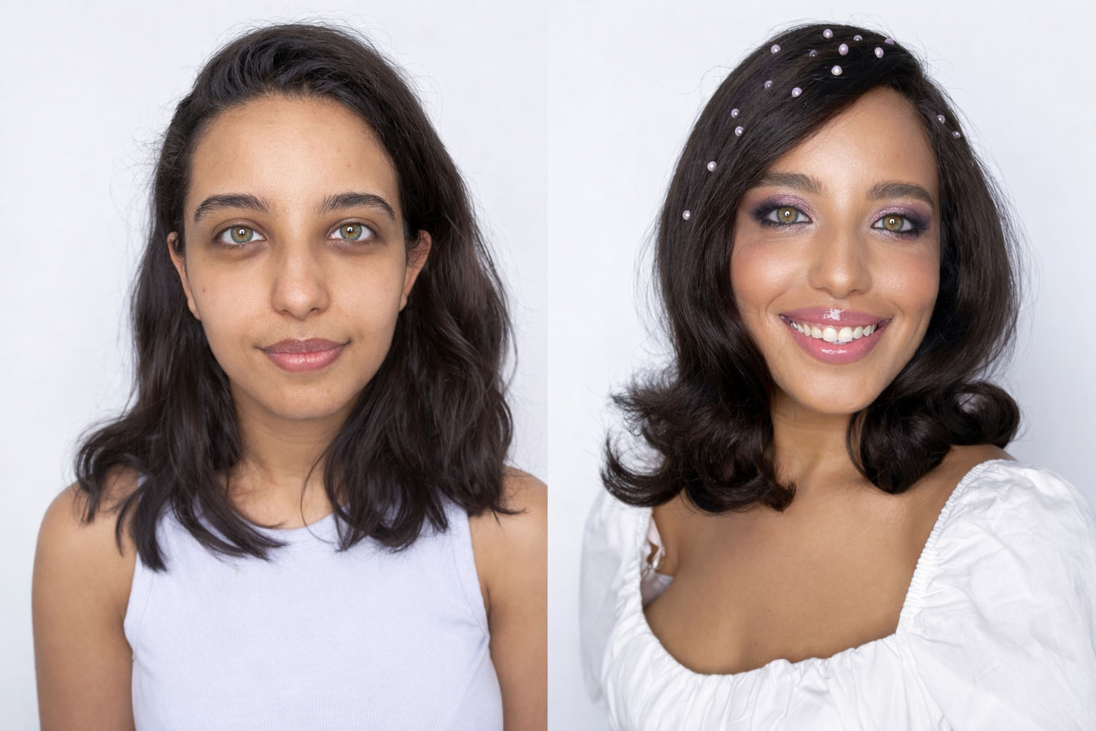 Evening makeup at OLOLO Nails salon, Bucharest Sector 1, sophisticated and long-lasting look