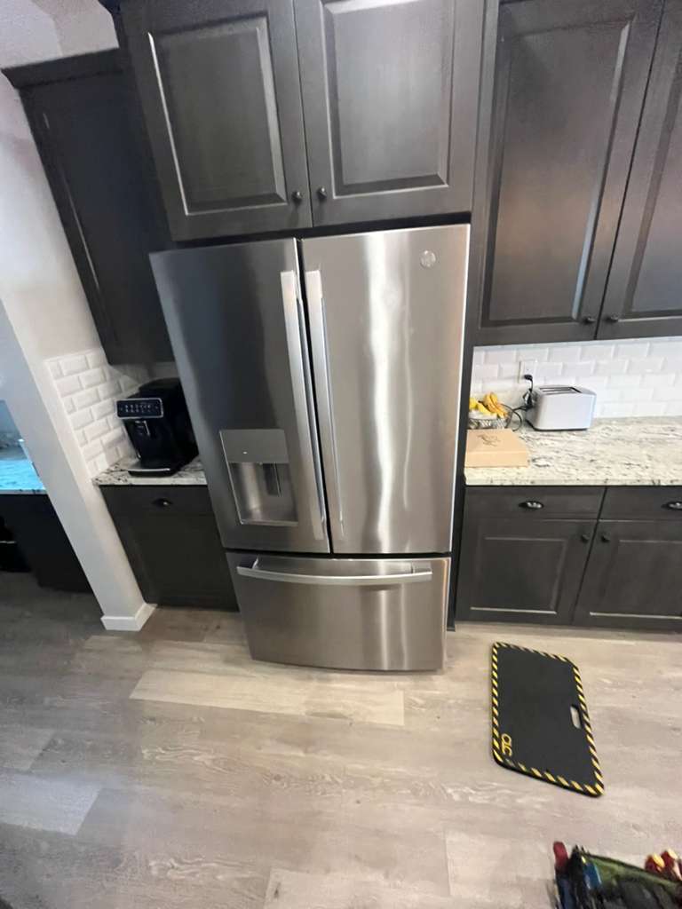 KitchenAid French-door refrigerator repair project in Fisher’s Landing, Vancouver, Washington