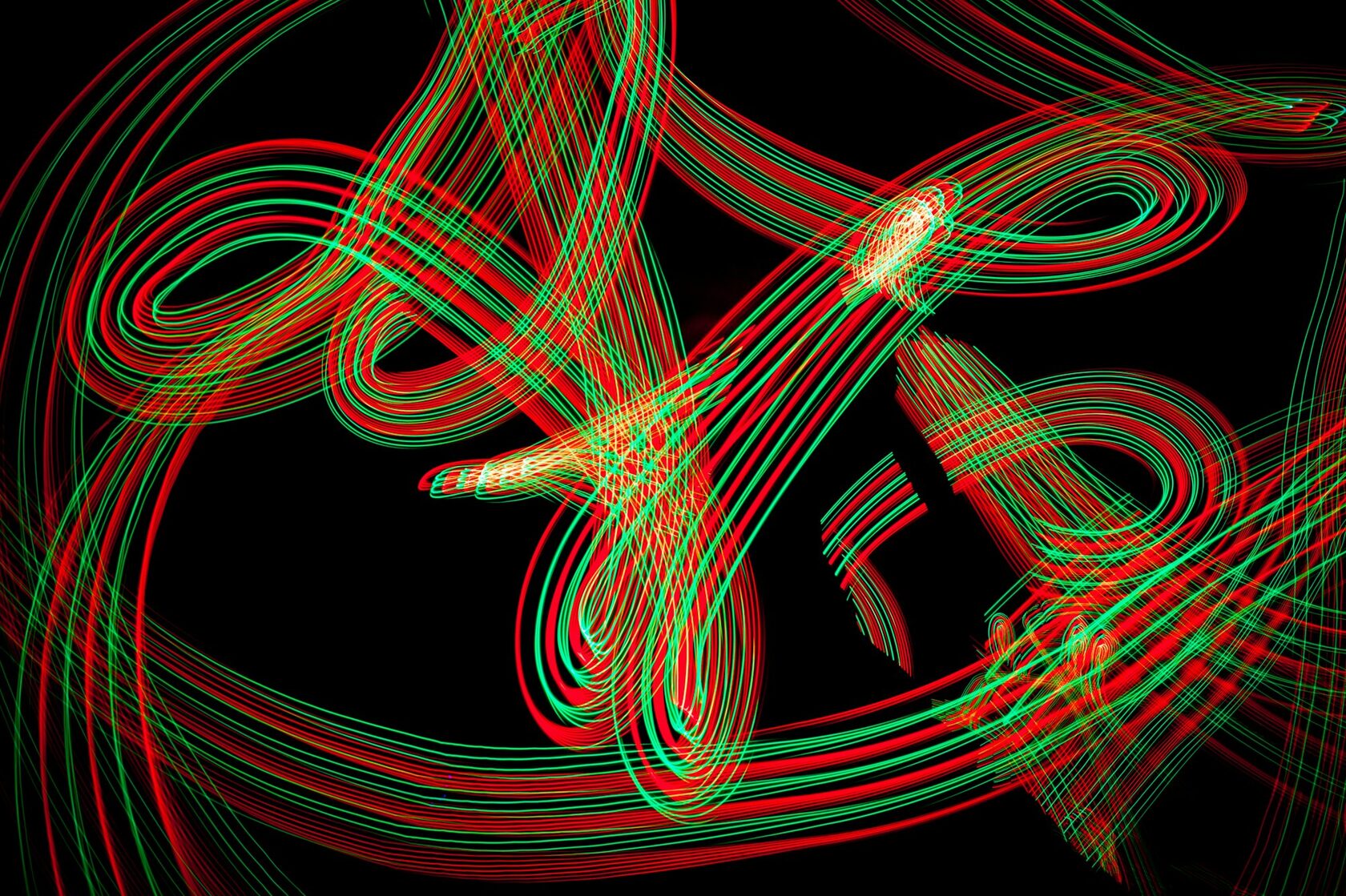 Abstrakte bunte Musiknoten