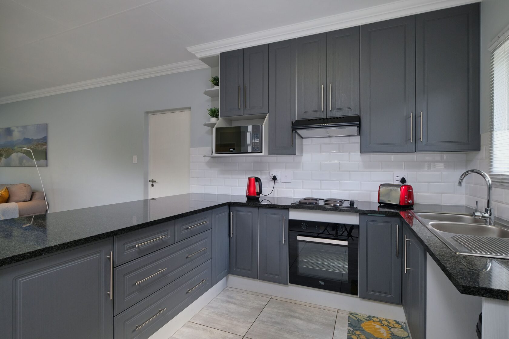 Kitchen renovation and interior upgrade completed for a Calgary home