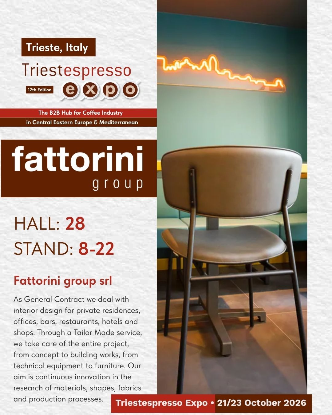 Fattorini - Triestespresso Expo booth