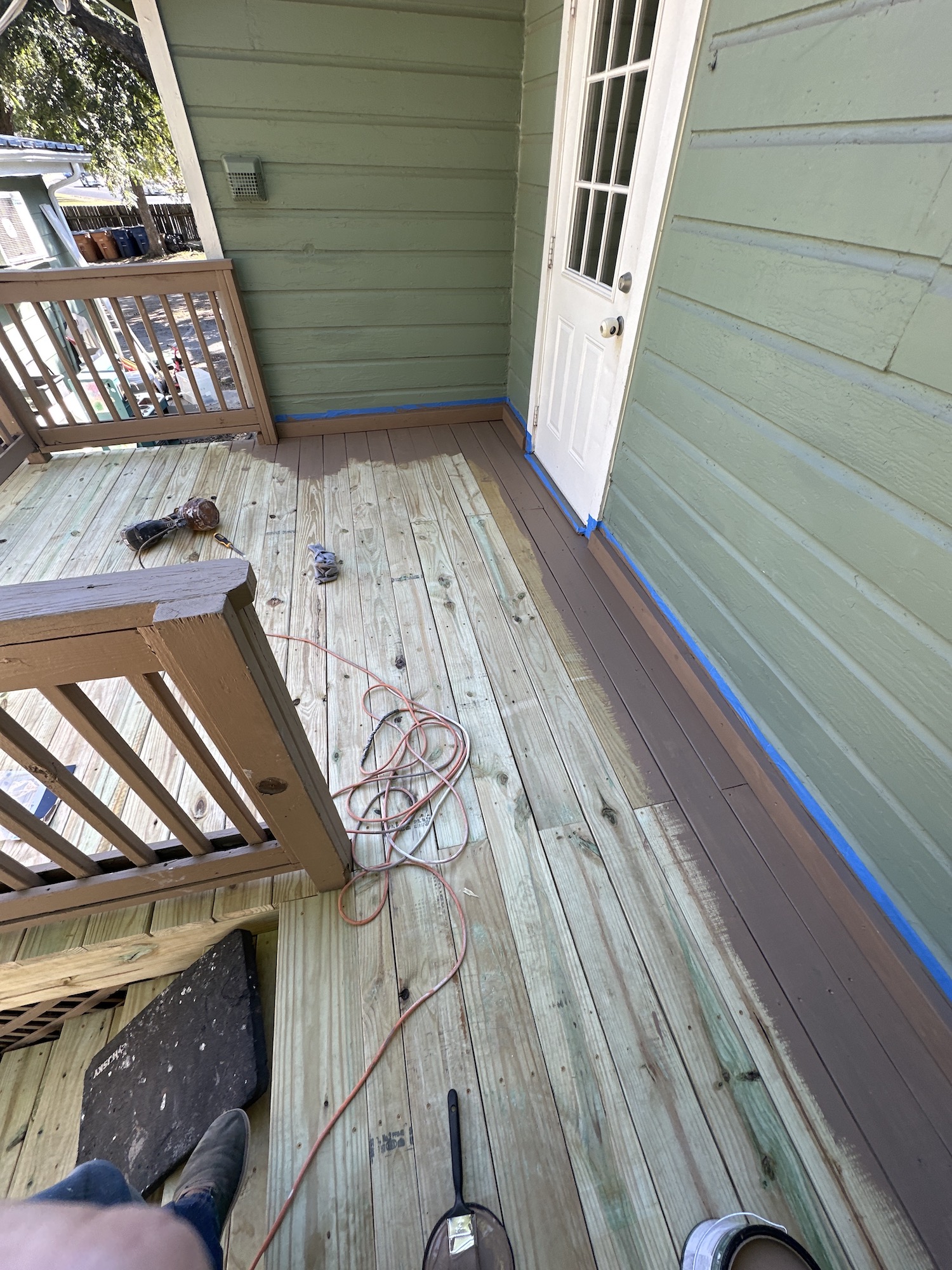Porch and stair restoration Austin TX — process photo 21 of 23