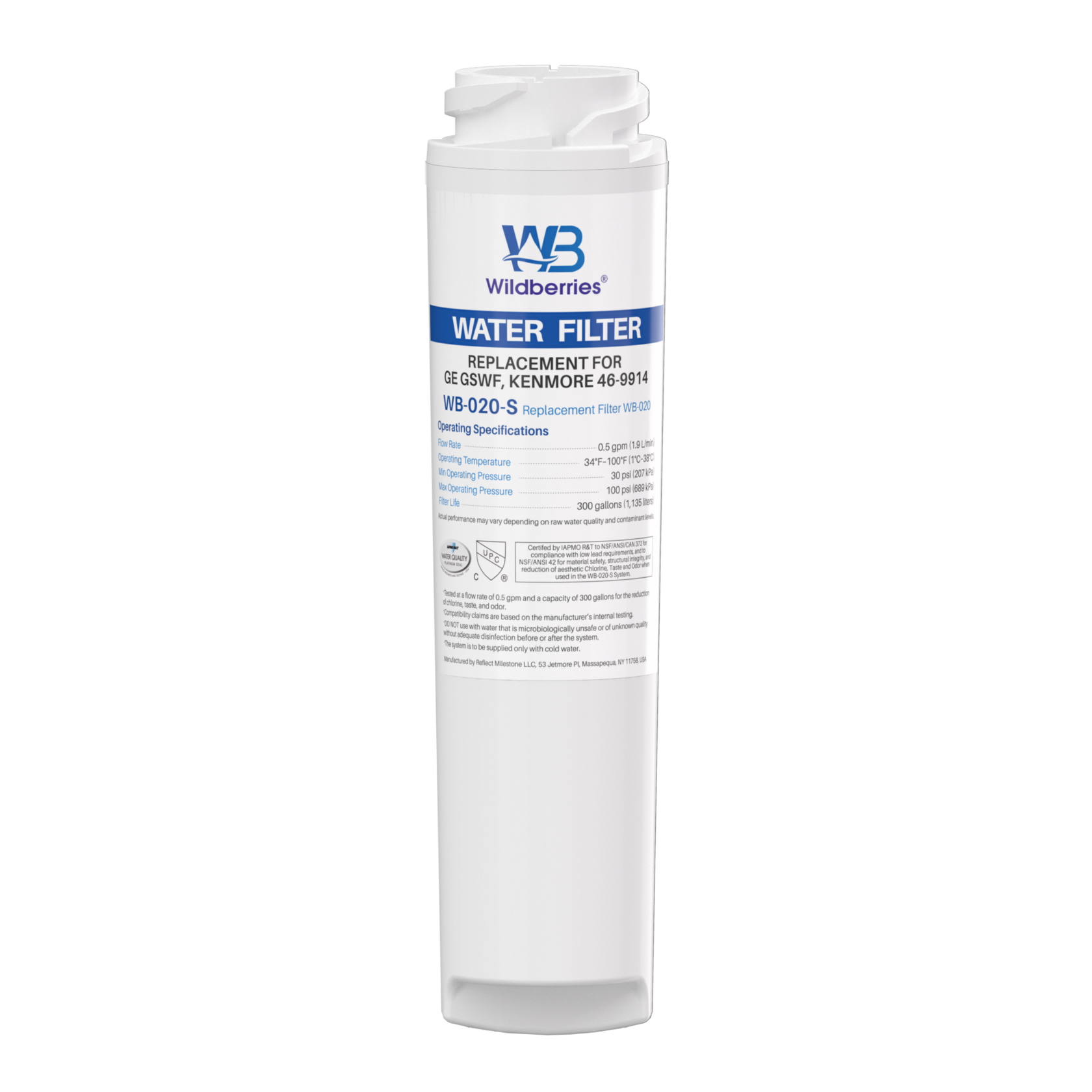 WB-020-S Wildberries Refrigerator Water Filter