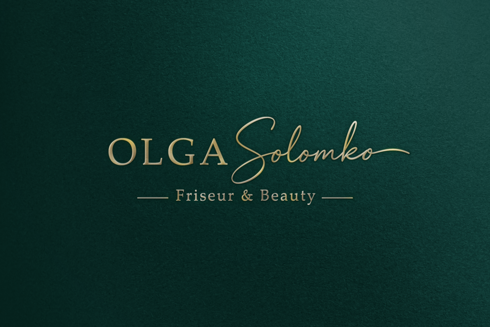 Olga Solomko – Friseursalon Corporate Design