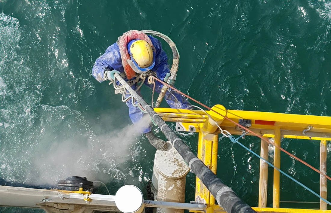 Offshore Rope Access Painting and Blasting Training Course
