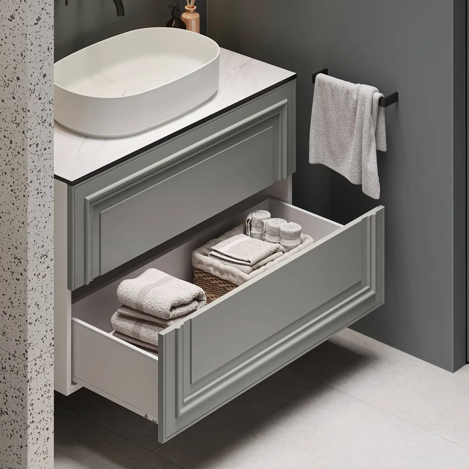 Durable fitted bathroom cabinetry for HMO and rental properties in Peterborough