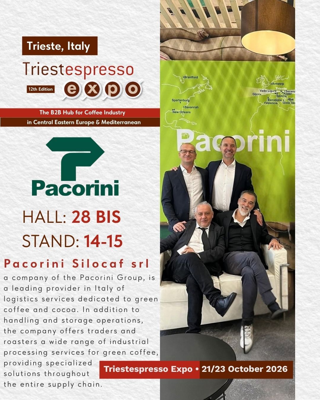 Pacorini - Stand Triestespresso Expo