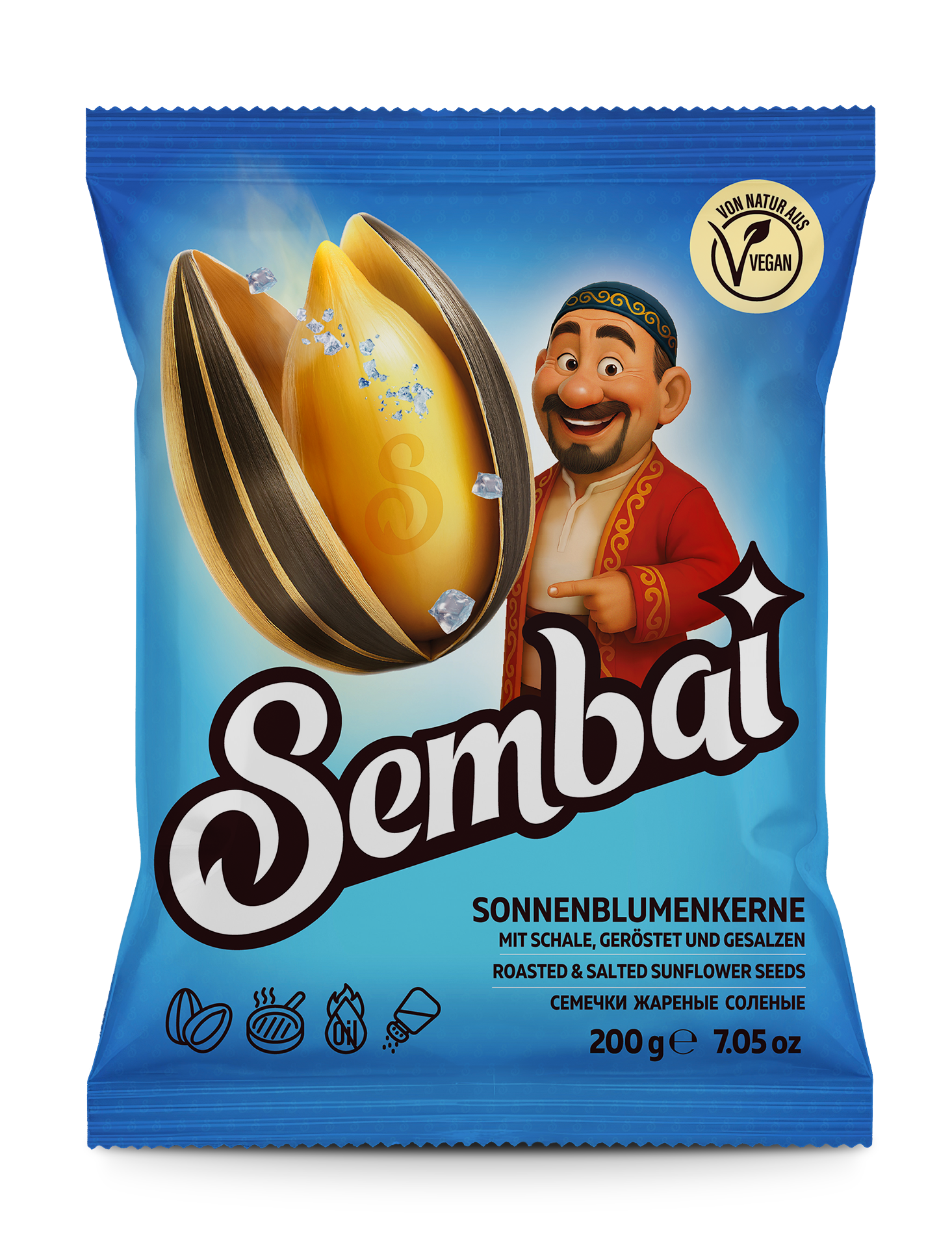 Sembai Verpackung Grau Gesalzen – Mockup