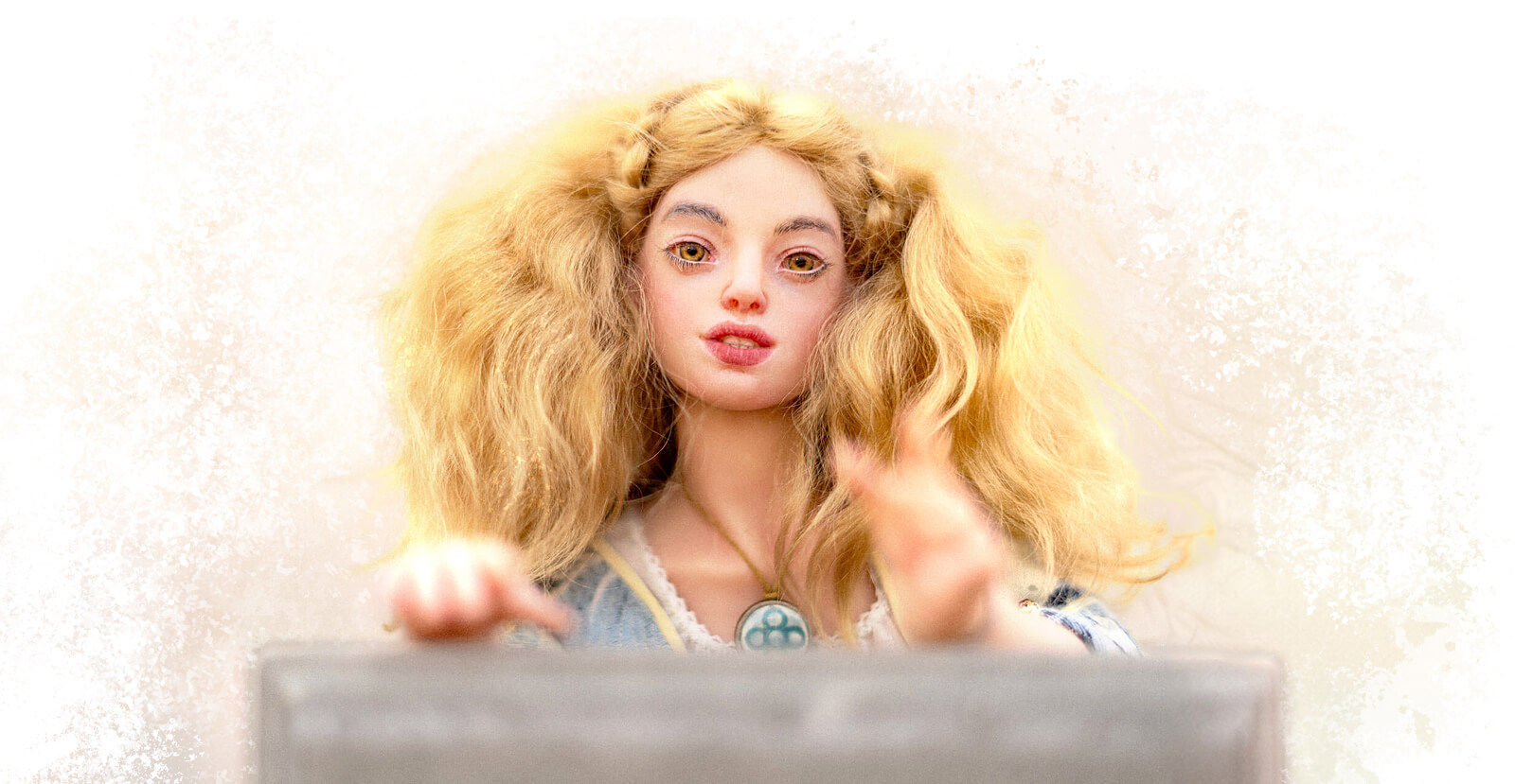 BJD doll made from polymer clay by Anna Haritonova