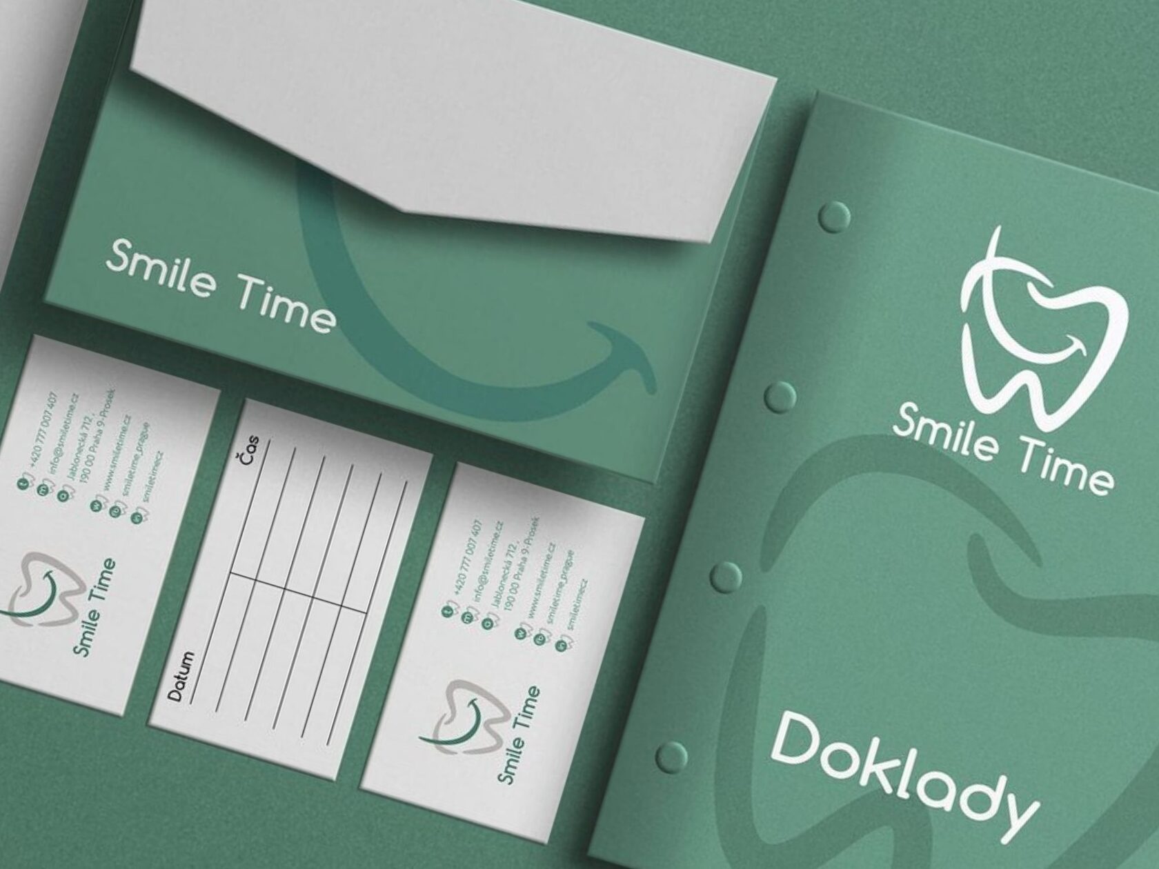 Vizuální identita a branding SmileTime
