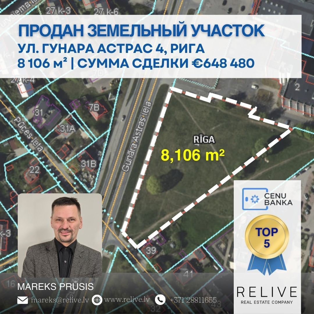 Завершённая сделка RELIVE 9