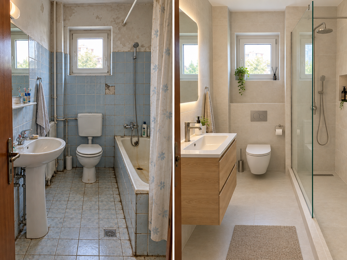 Baie renovată complet