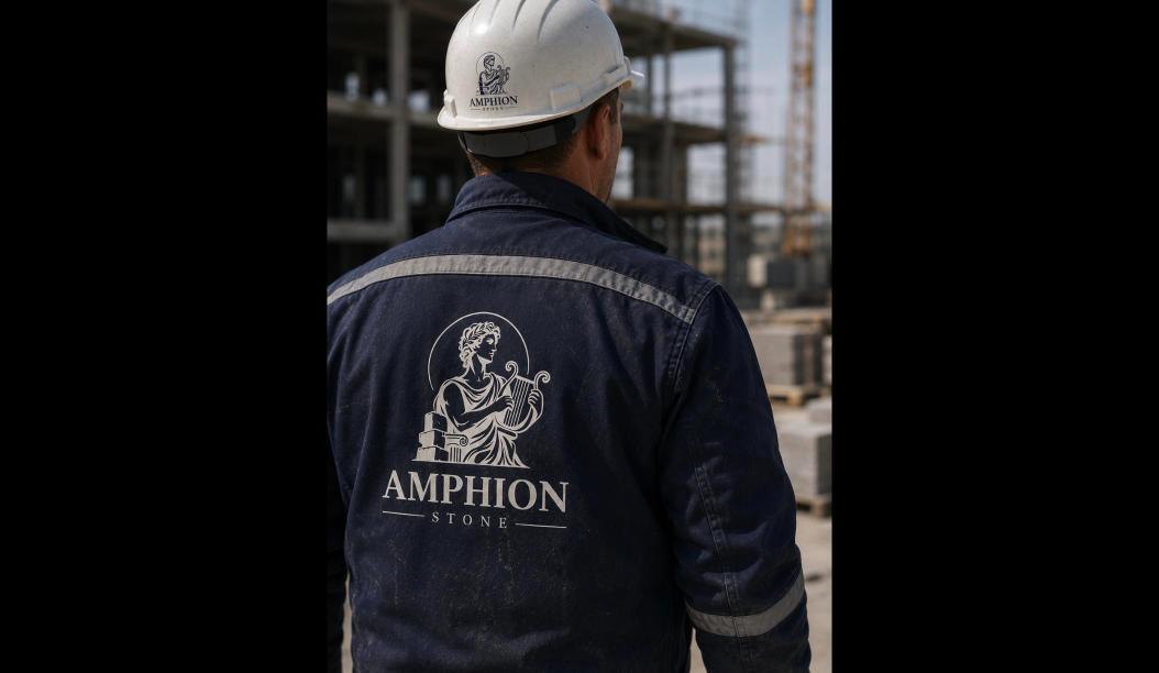 Логотип AMPHION STONE на робочій формі