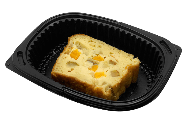 Pear and peach fritatta