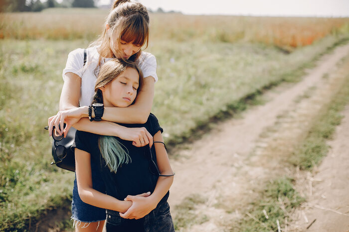 Persona divorciada con hijos menores