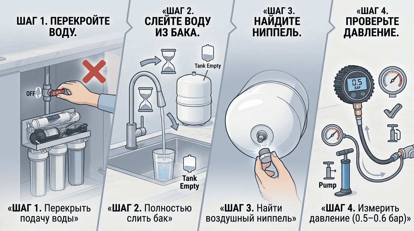Очистка воды обратным осмосом и получение минералов из продуктов питания