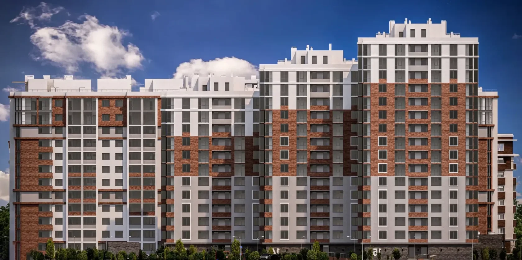 ЖК Золота Ера — фасад та архітектурні елементи будинку