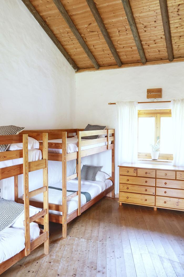 The Loft Dorm, shared beds under the eaves
