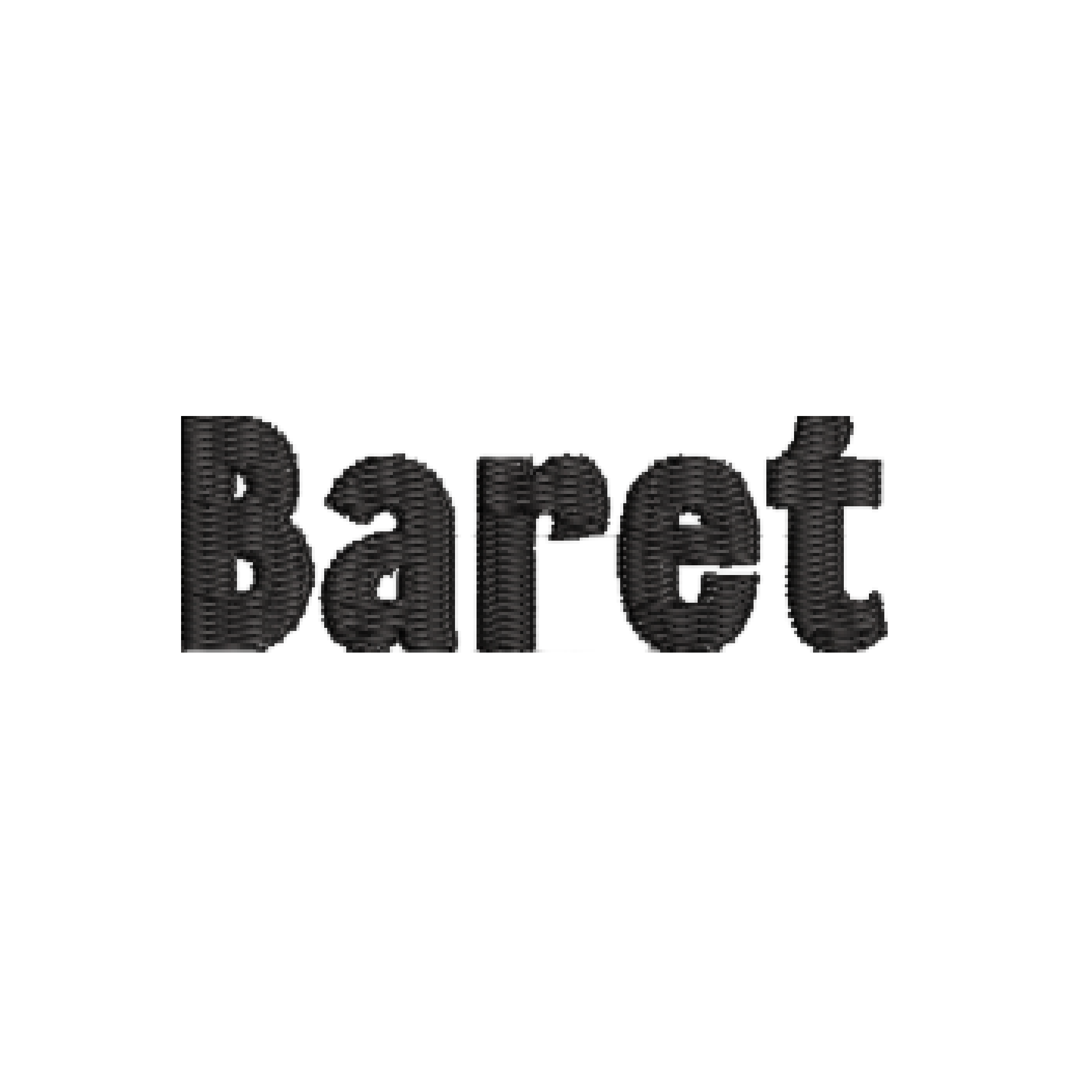 Baret — вышитый логотип