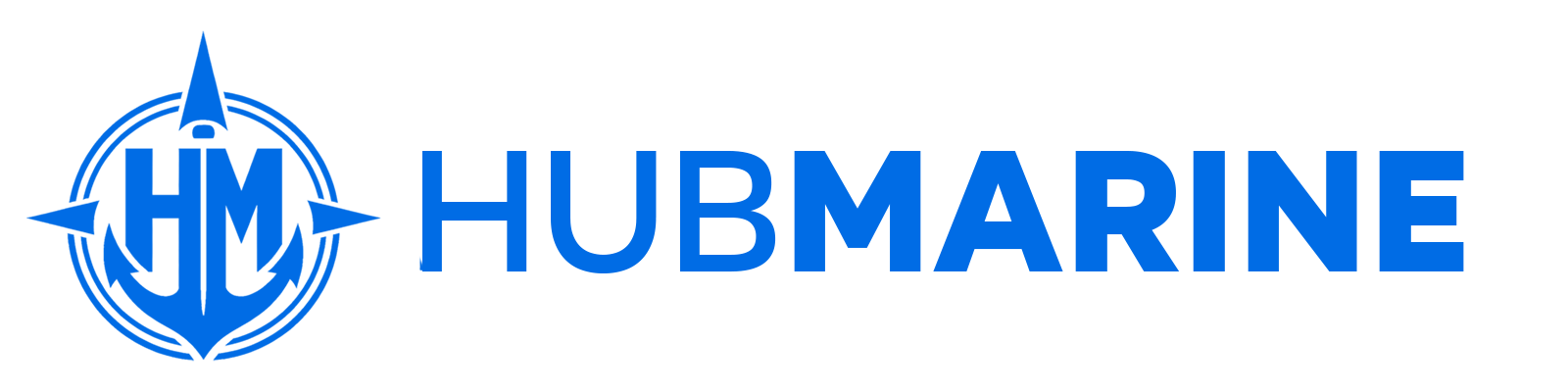 HubMarine великий логотип сервісу оформлення морських документів