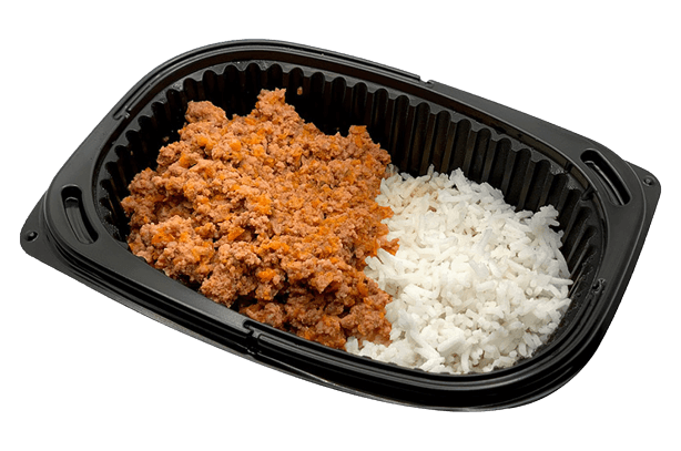 Rice with bolonaise sauce