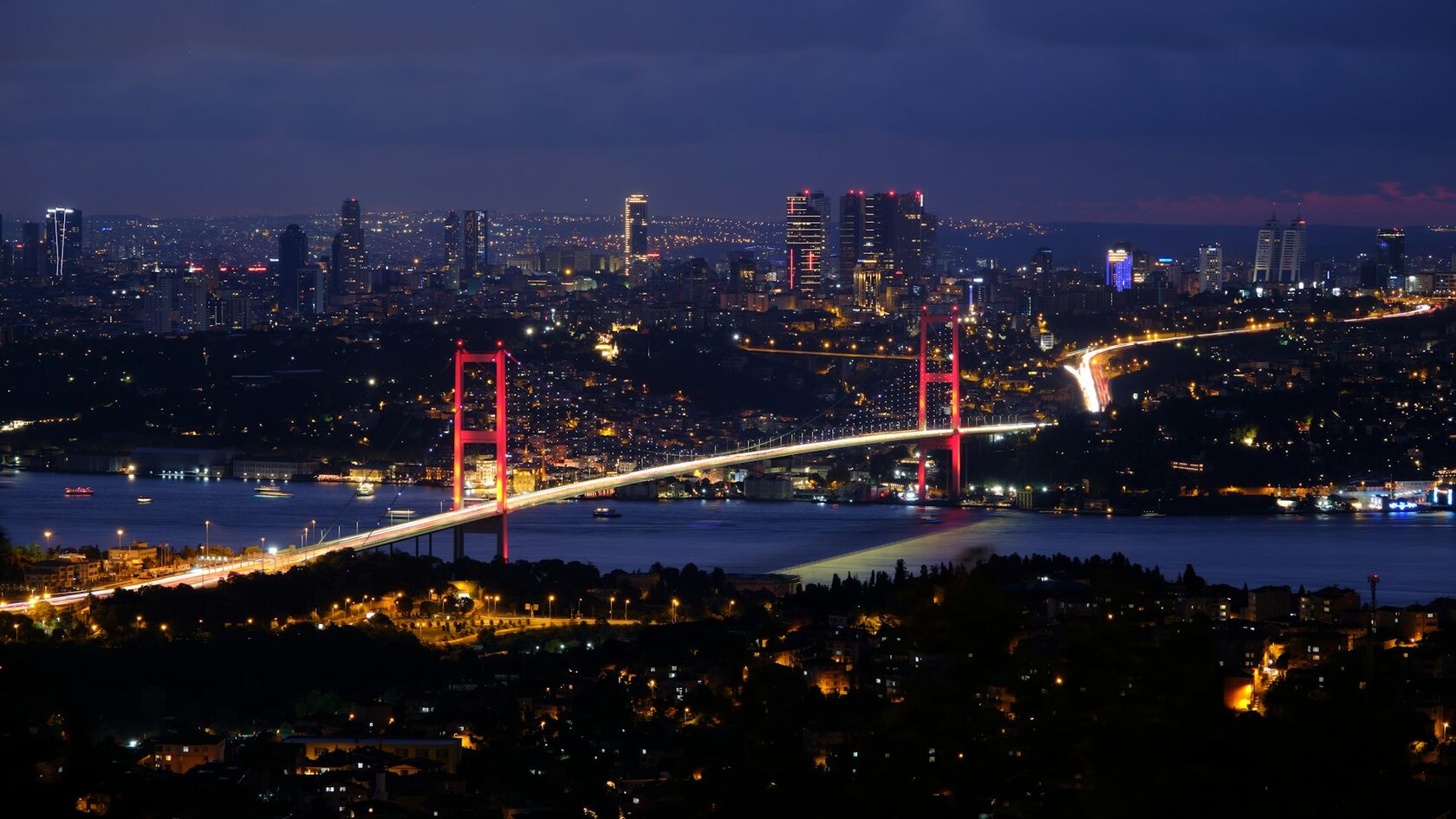 Skyline am Bosporus, Istanbul