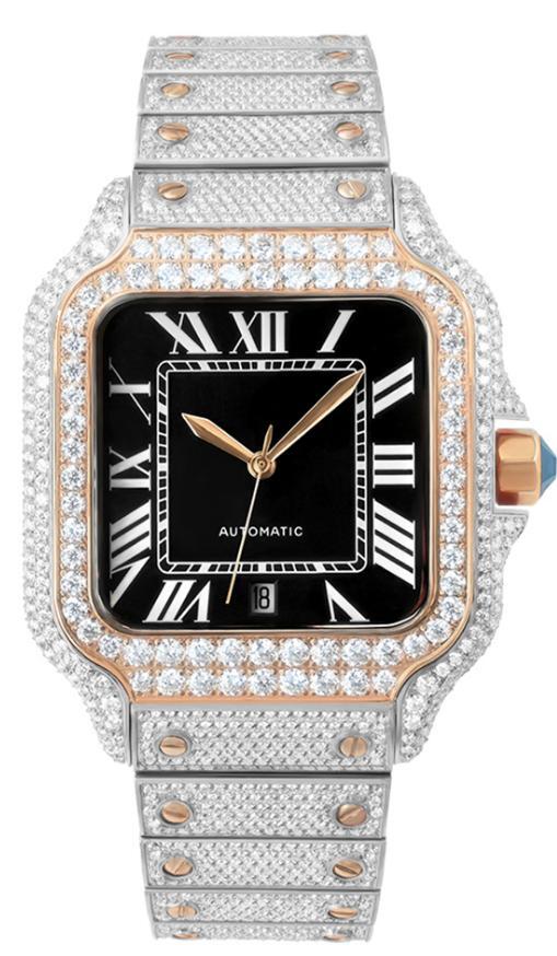 Regent Rose Gold, Чорний циферблат