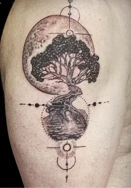 Tatouage de style japonais réalisé par Sébastien chez Ino-Ink à Gometz-la-Ville