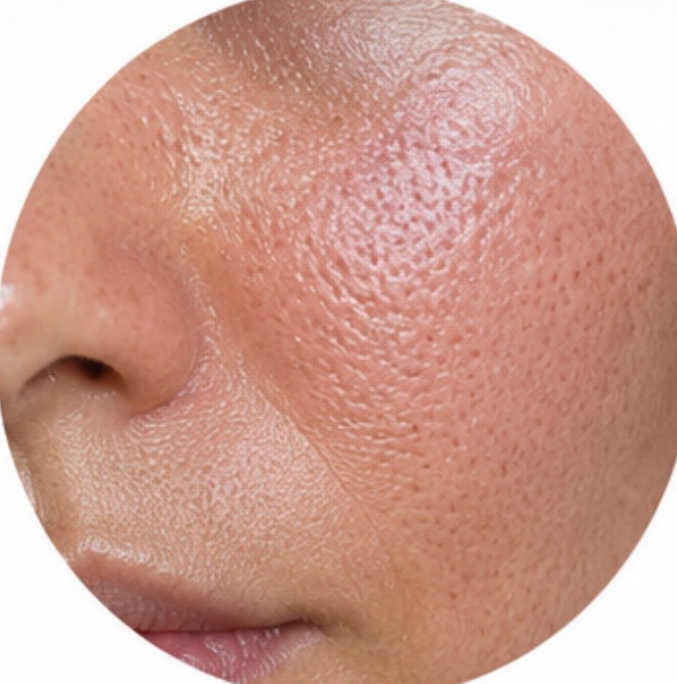 Enlarged pore treatment