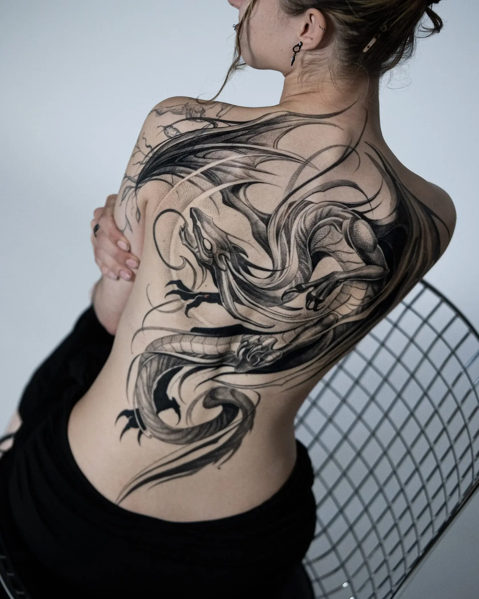 Graphik Tattoo Beispiel 3 - Brennnessel Tattoo Berlin