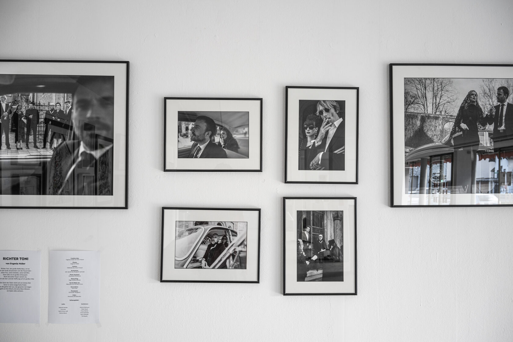 The Funeral exhibition at Farbenladen, Munich, 2020