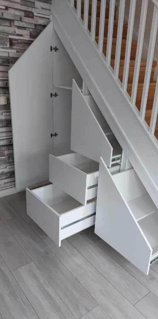 Bespoke under-stair and alcove storage Peterborough