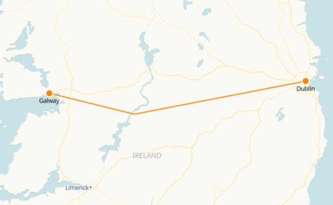 Dublin to Galway Train Timetable Tickets Cost Ireland Trains