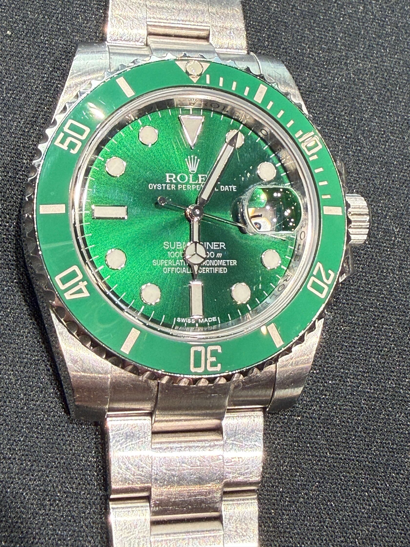 Rolex Submariner Detailansicht – Referenznummer und Gehäuse
