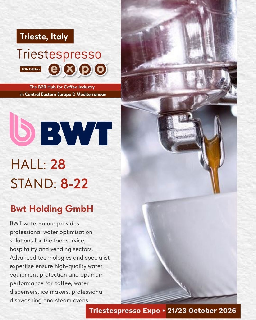 Bwt Italia - Stand Triestespresso Expo