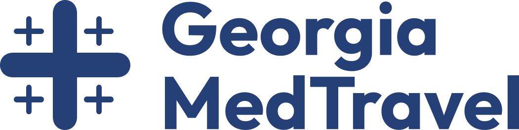 Логотип Georgia MedTravel — сервис медицинского туризма в Грузии