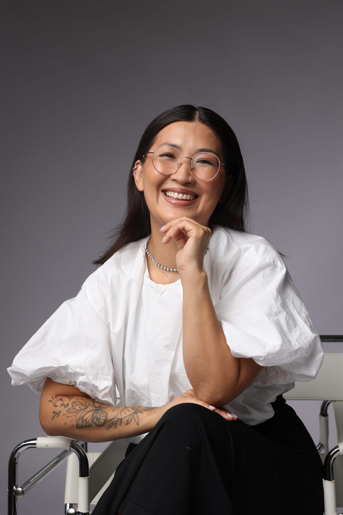 Portrait of Ardak, New York–based Hair and Makeup Artist