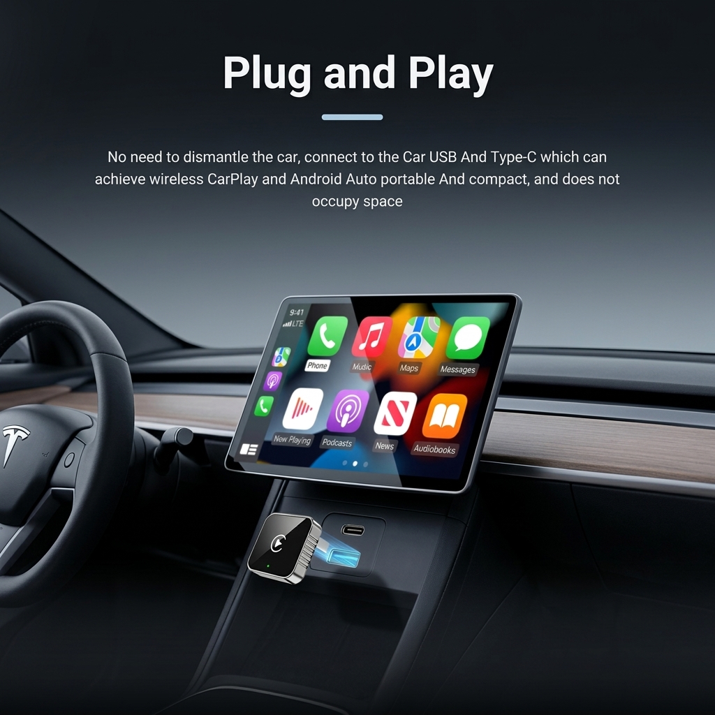 XUDA Plug & Play — бездротовий адаптер CarPlay