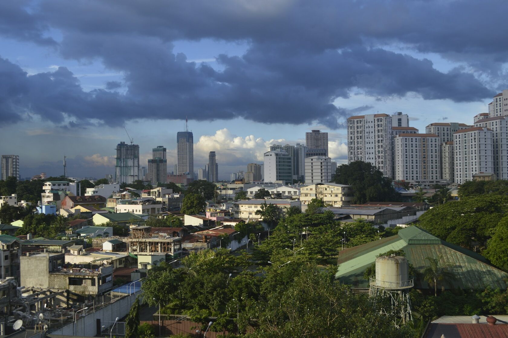 Manila city skyline