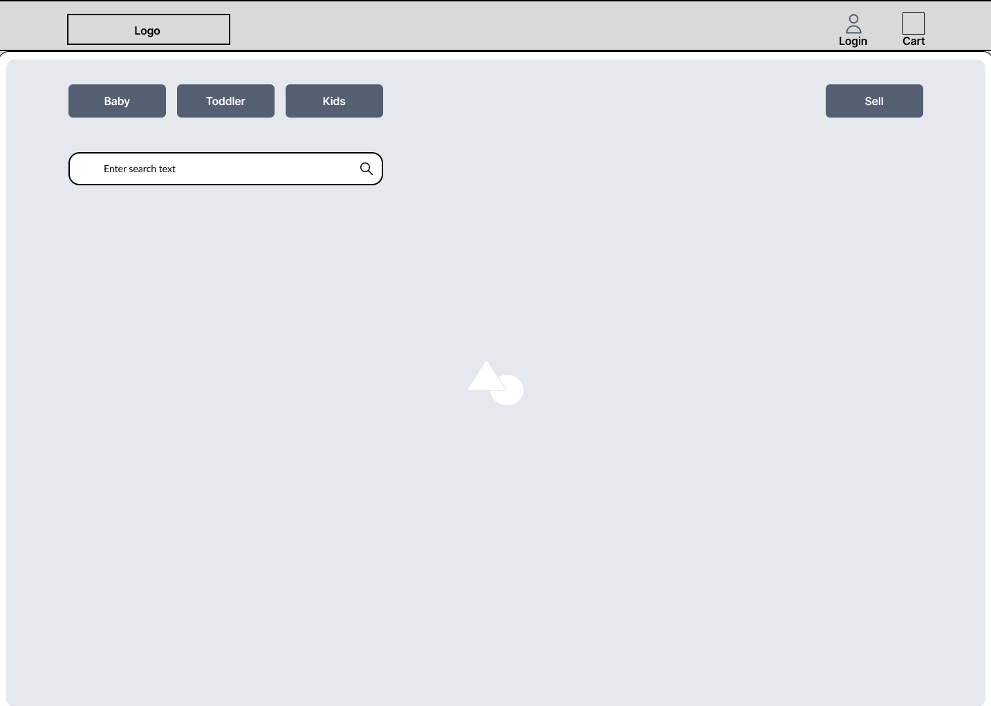 Digital Wireframe for Desktop