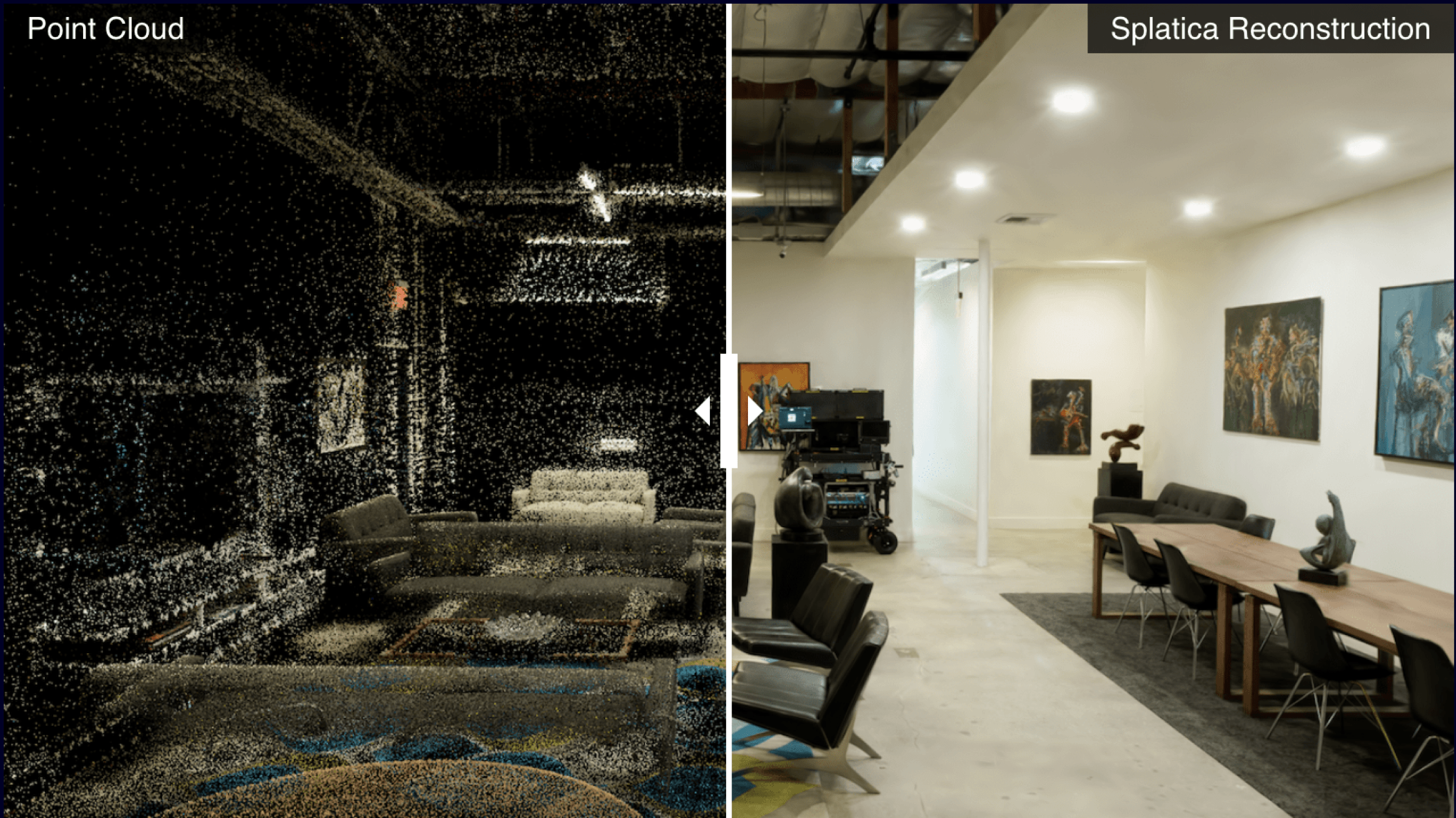 Splatica: Immersive 3D Reconstructions